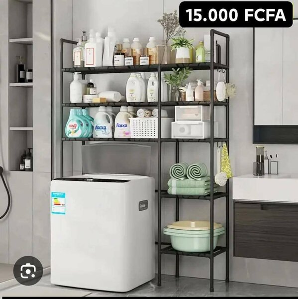 Étagère de Rangement Salle de Bain