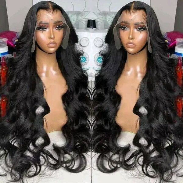 Perruque ondulée longue