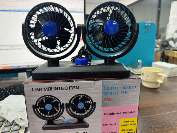 Ventilateur voiture double