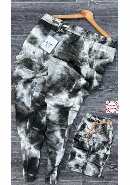 Pantalon Tendance Tie-Dye Femme