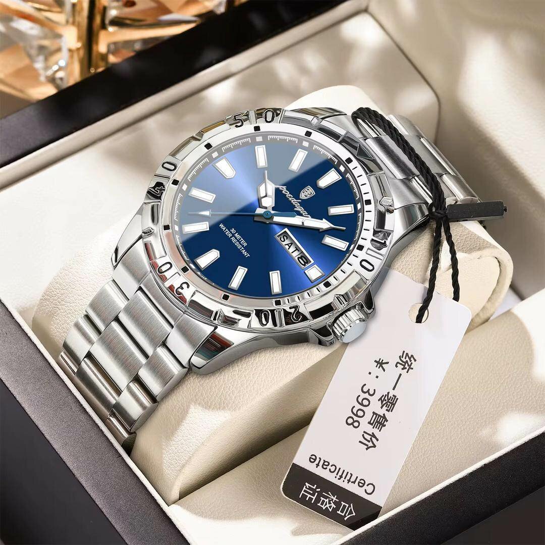 Montre élégante en acier inoxydable