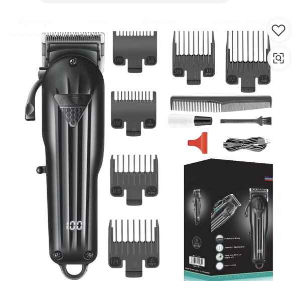 Tondeuse Cheveux Électrique Pro