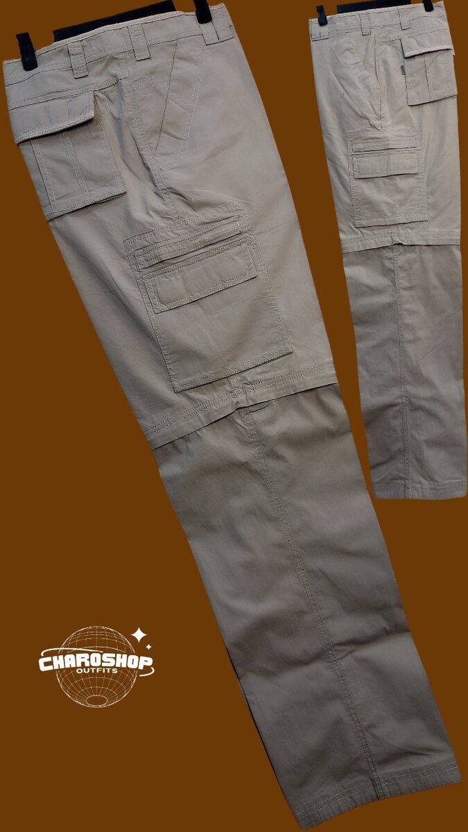 Pantalons cargo+short robustes