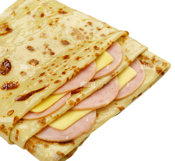 Crêpe Jambon-Fromage Délicieux