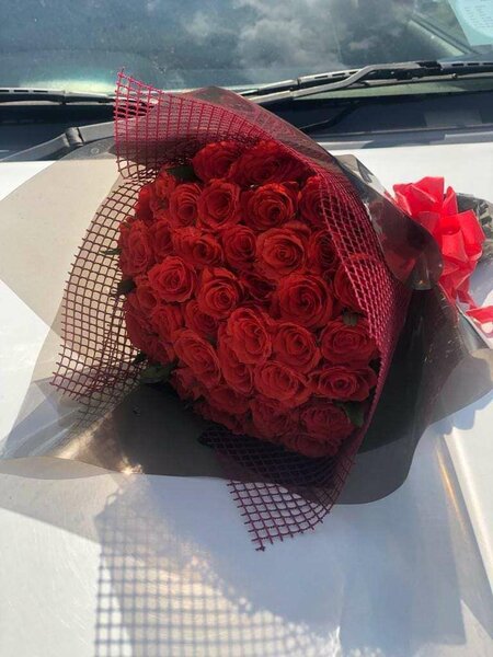 Flower bouquets and roses