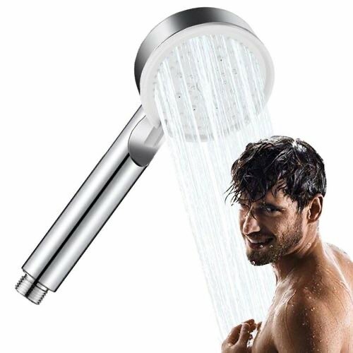 5-Speed Adjustable Showerhead - silver