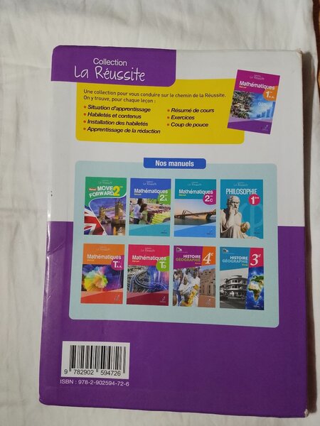 Manuel Mathématiques 1ère D