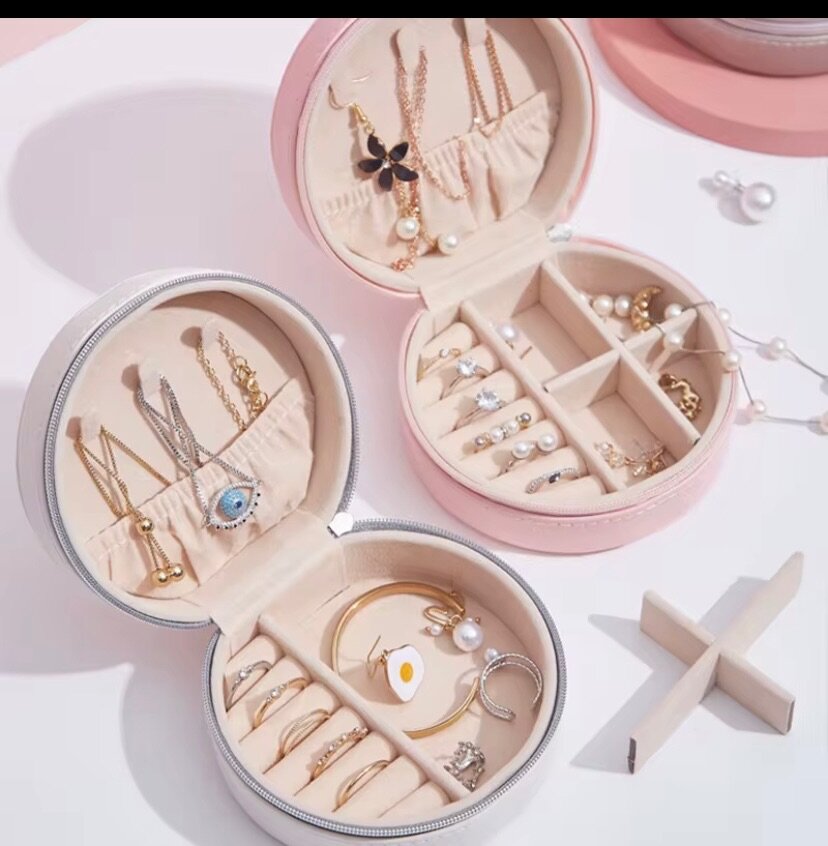 Boîte à bijoux rond