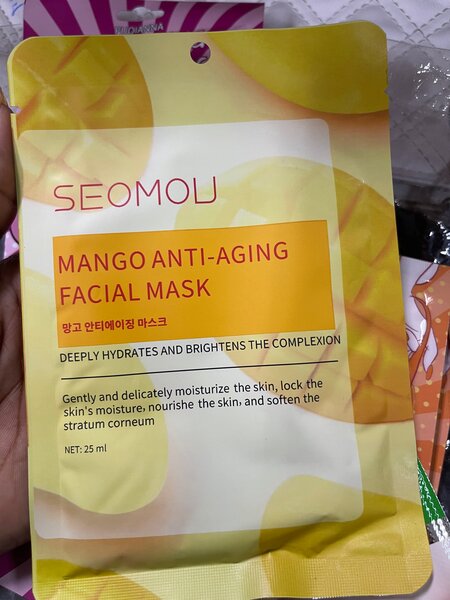 Masque Visage Mangue Anti-Âge