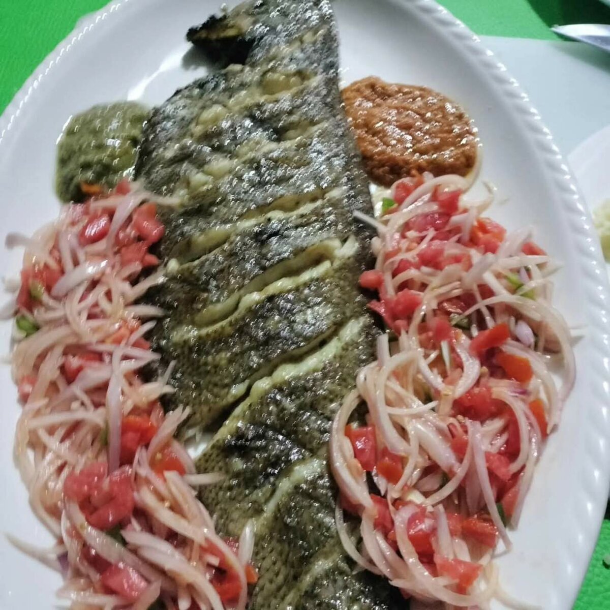 Carpe,chacha,sole, poulet