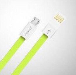 Pisen Micro Usb Noodle Data Cable - Green