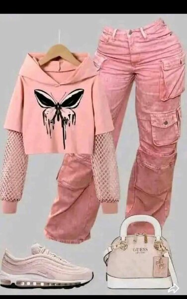 Ensemble rose tendance femme