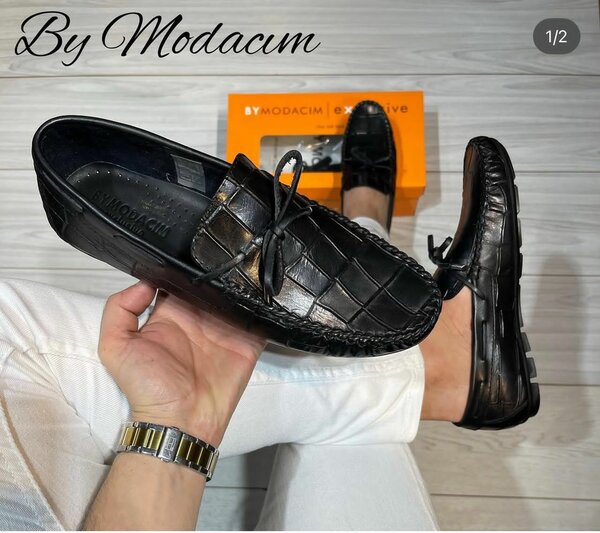 Mocassins cuir veritable