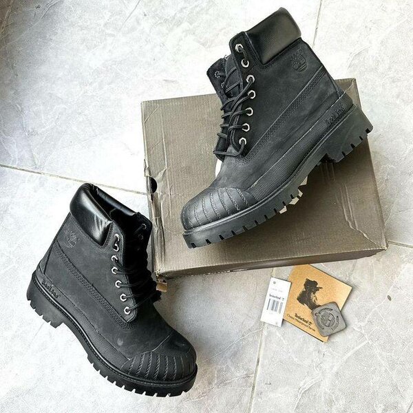 Bottes noires robustes Timberland