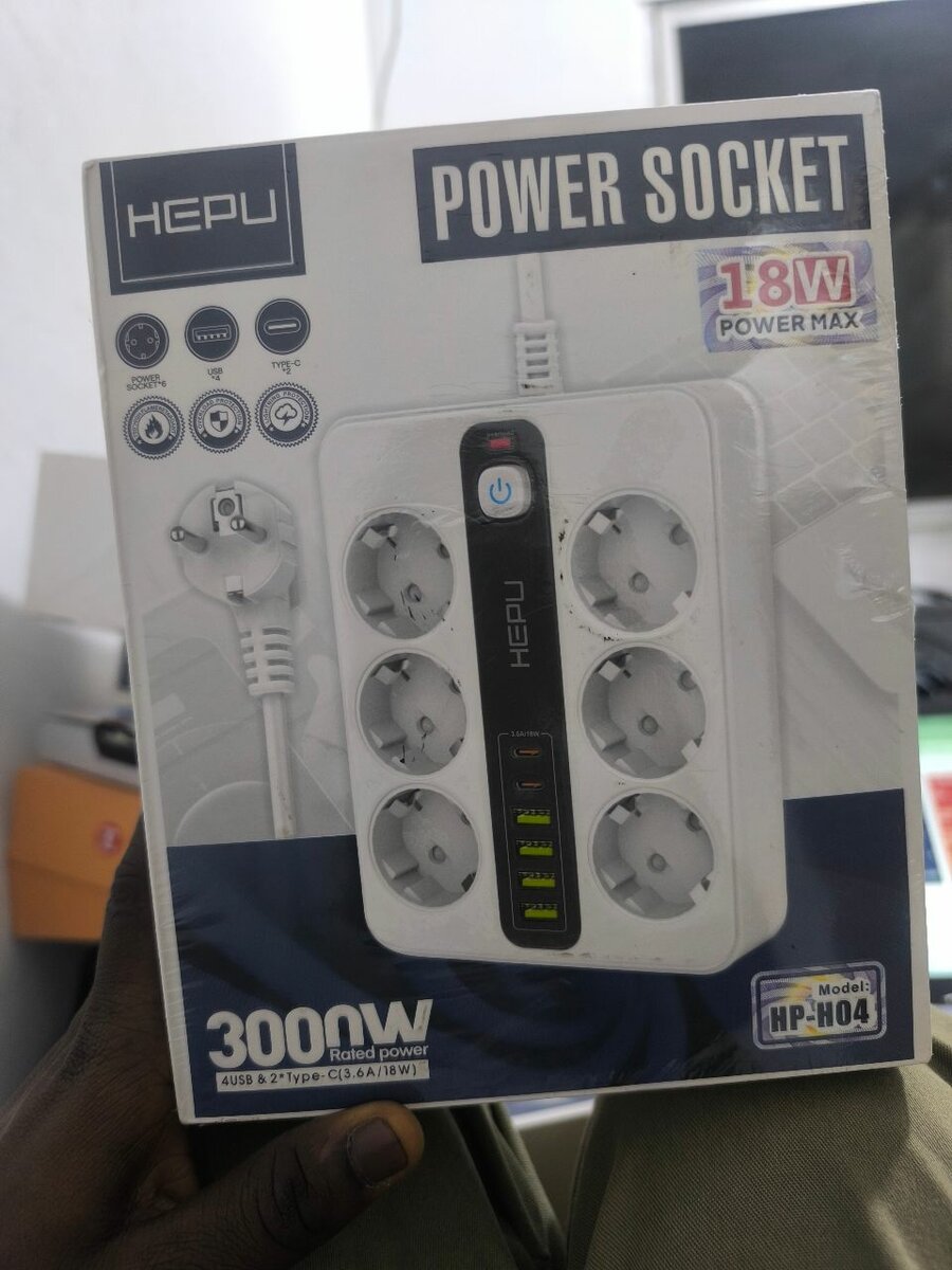 Multiprise HEPU 3000W USB
