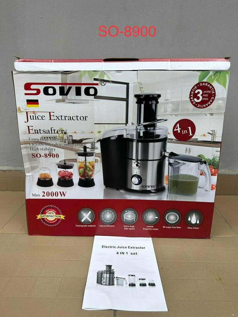 Extracteur de Jus 4-en-1 2000W