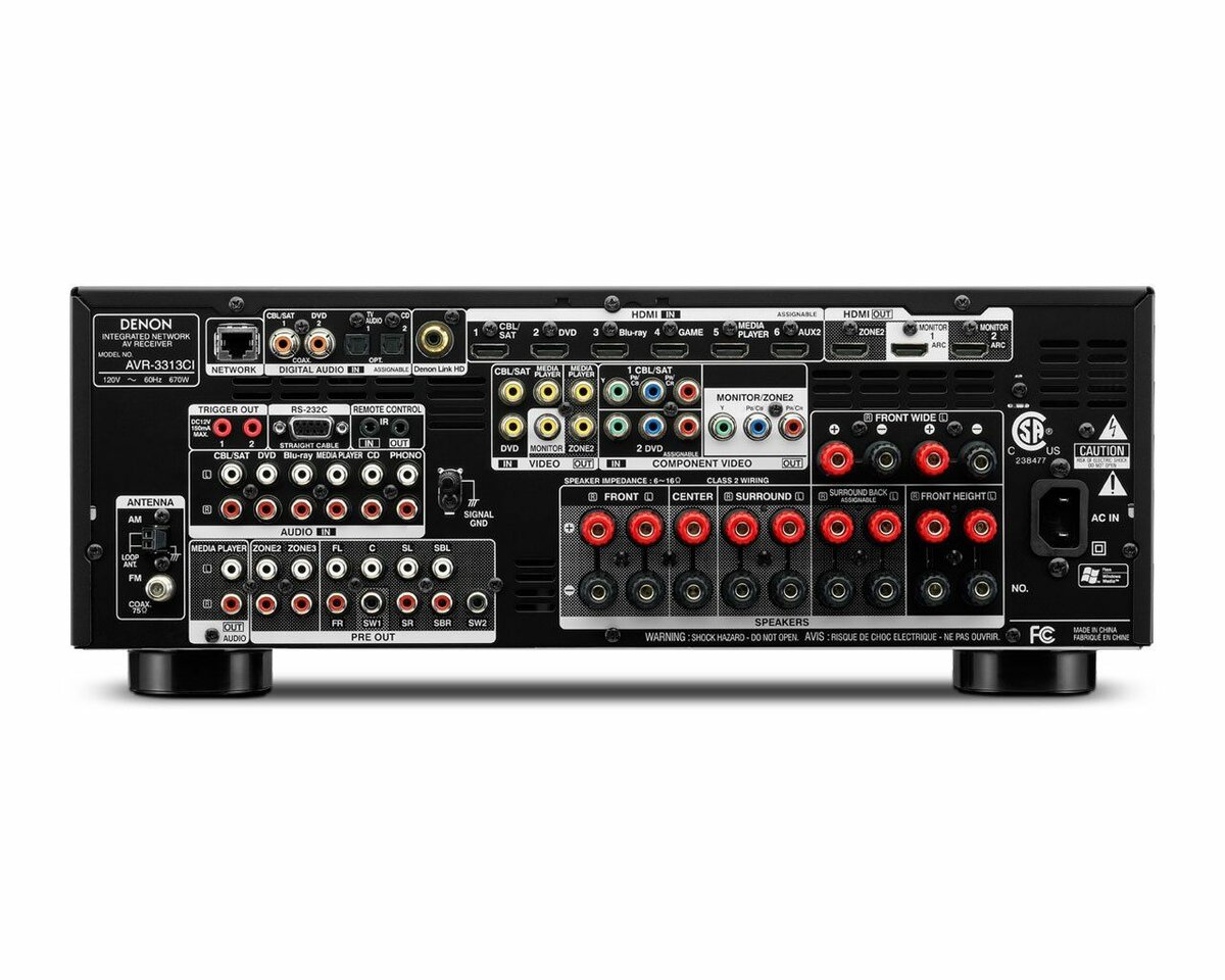 Denon AVR-2313 7.2 Channel AV Receiver