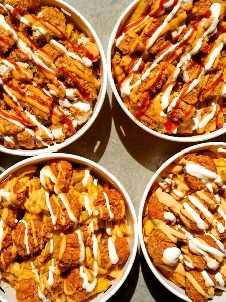 Fried Chicken Loaded Fries