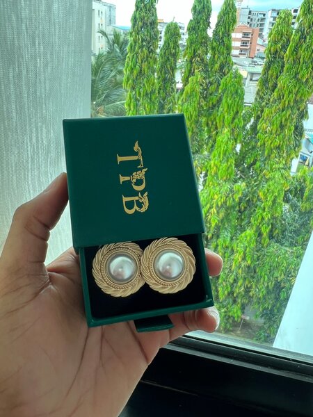 Boucles d'oreilles en perles