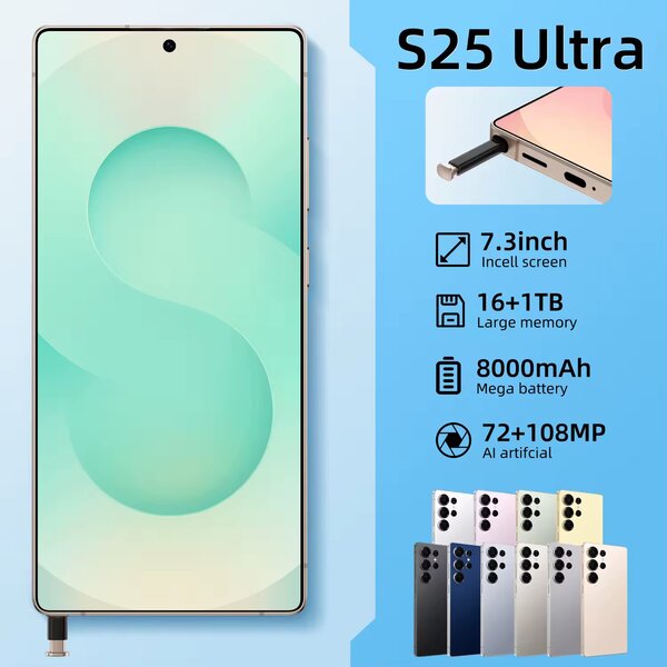 S25 Ultra Smartphone 7.3"