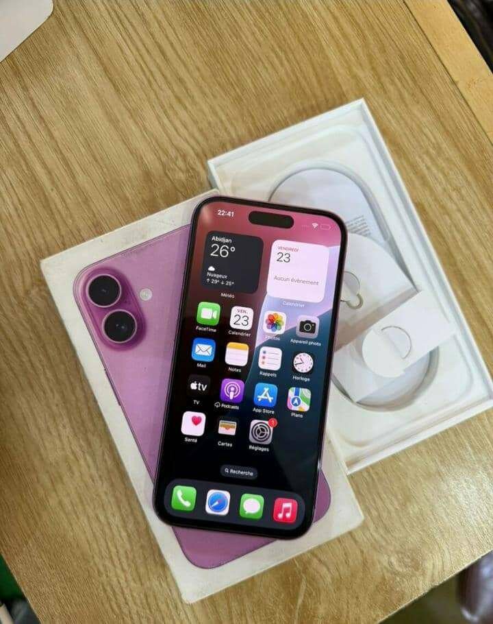 iPhone 16 Rose 128 Go Neuf