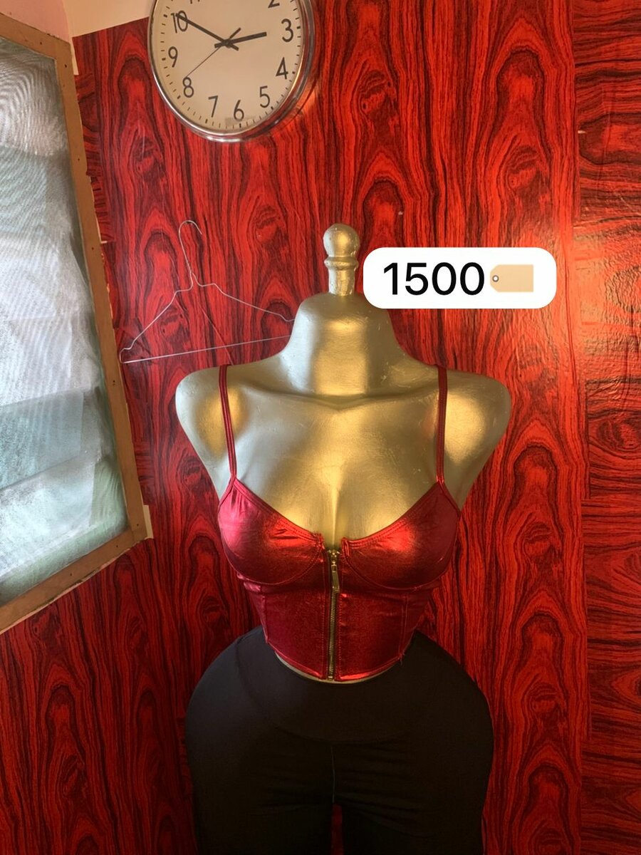 Top bustier moderne féminin