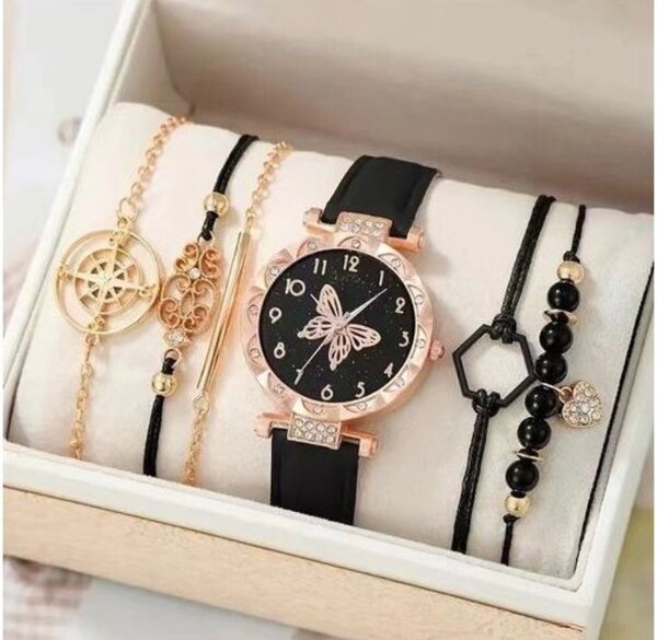 Montre élégante avec bracelets