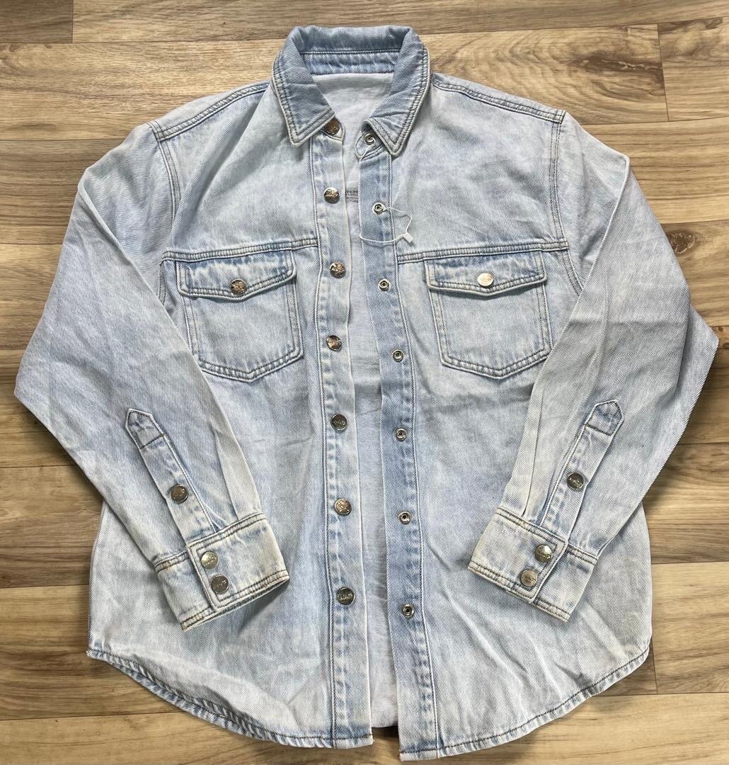 Chemise en jean décontractée