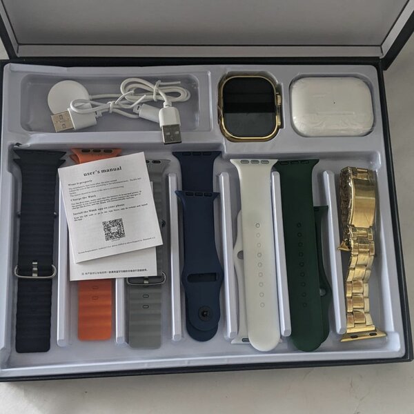 Crown H69 Ultra 2 smart watch & Earbuds