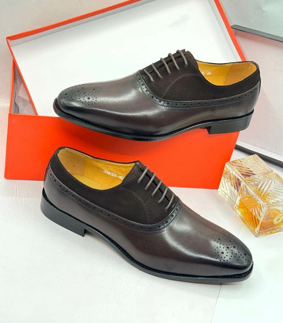 Solid Leather Formal Shoes