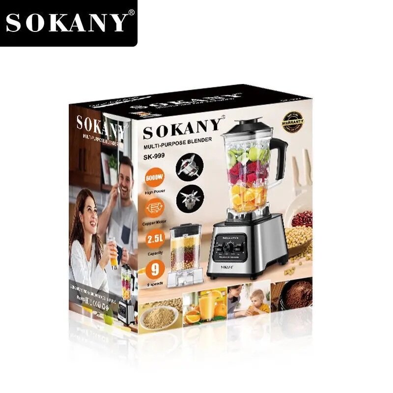 Original Sokany 2 in 1 blender
