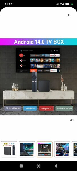 Box TV Android 14.0 8K UHD