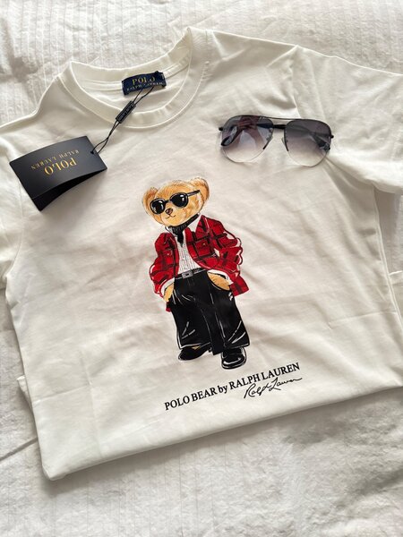 Новые, футболки с мишкой ralph lauren в наличии