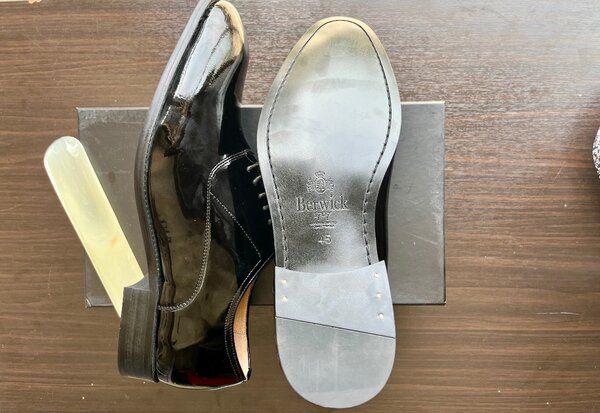 Mens hand made brown loafers