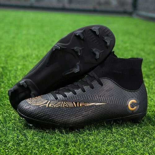 Football Shoes Football Sneakers Soccer Boots - Black