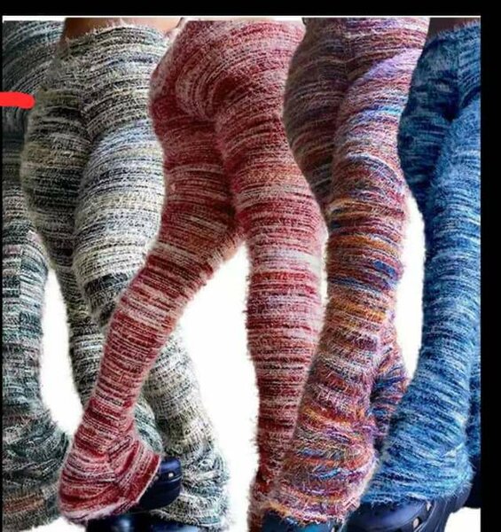 Chaussettes longues tricotées