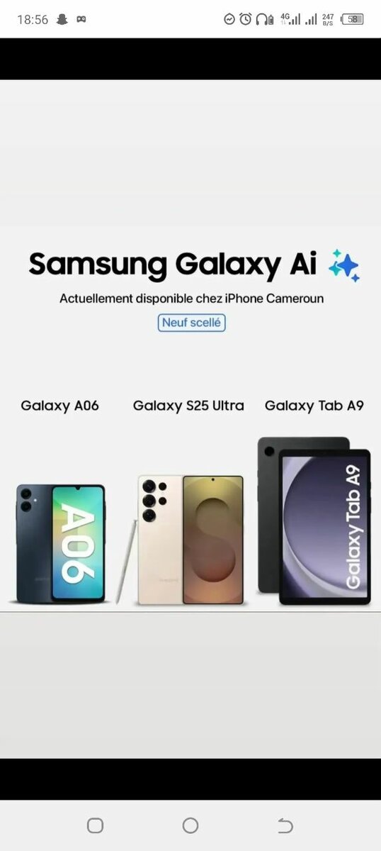 Samsung Galaxy S25 Ultra neuf