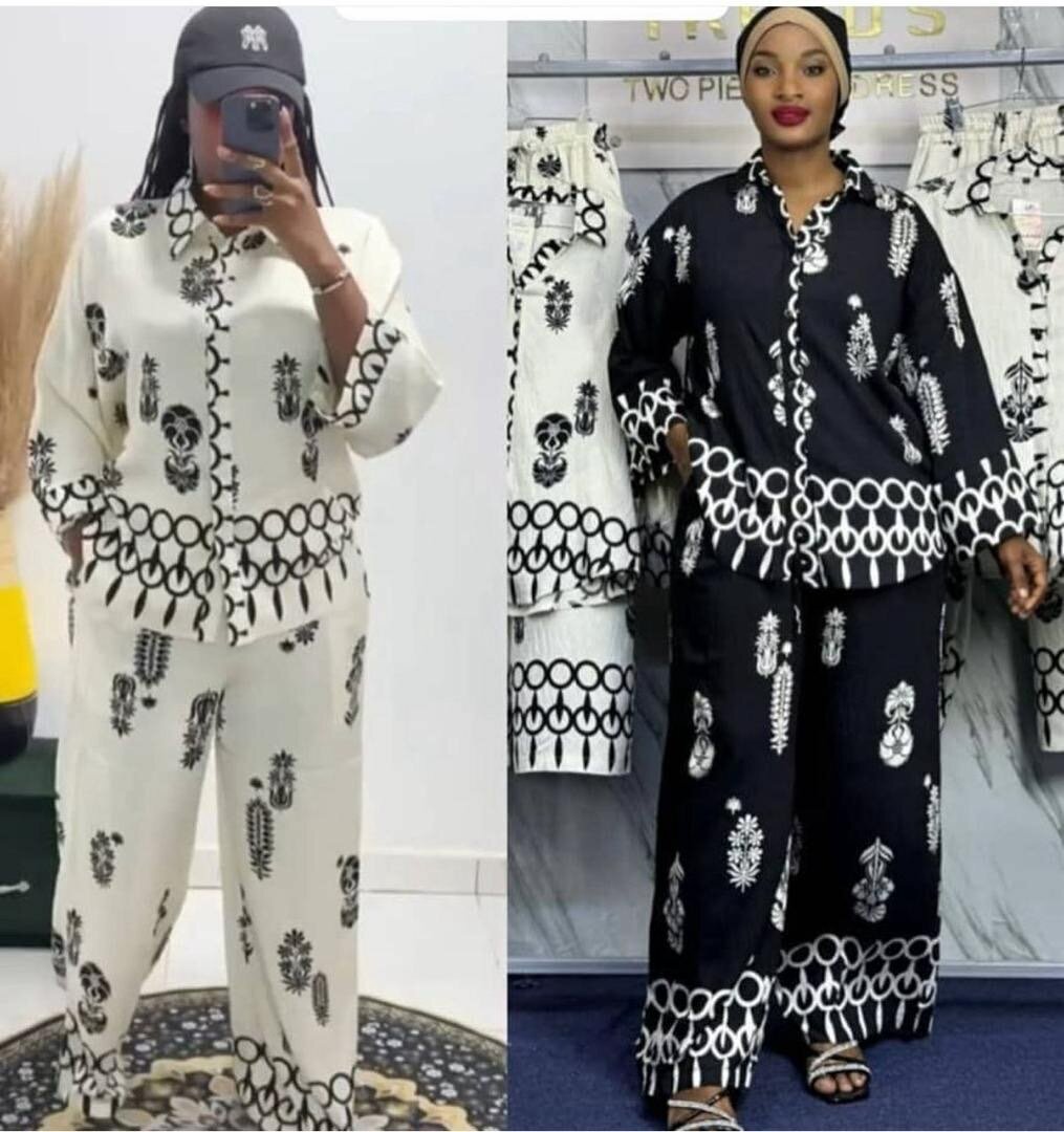 Pyjama élégant motif tribal