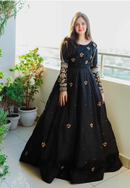 Shifon embroidered maxi two