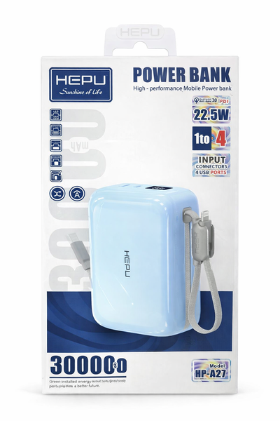 Hepu Power Bank 30000mAh