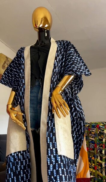 Kimono élégant en pagne