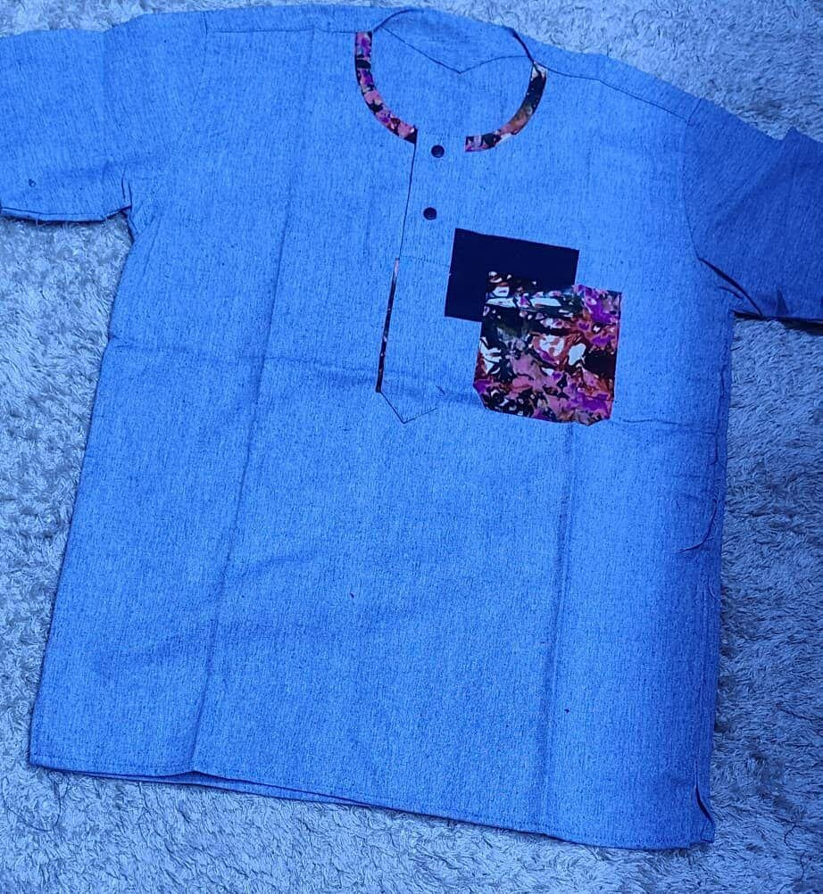 Chemise à motifs africains