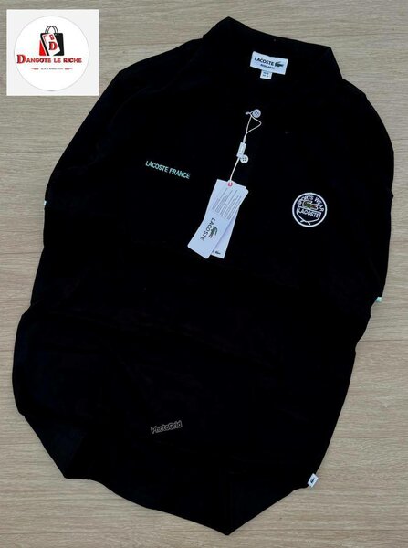 Polo Noir Lacoste France