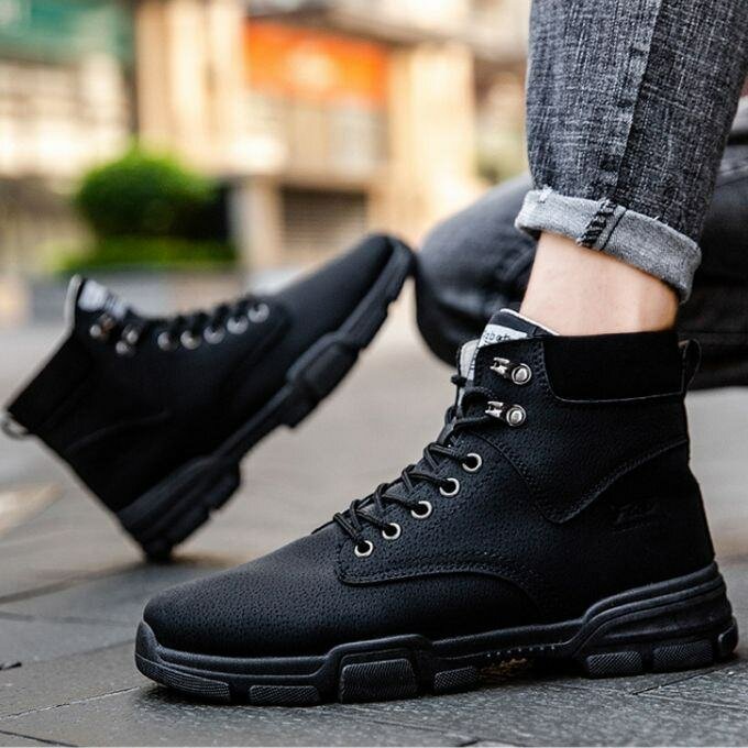 Homme Martin talons hauts casual comfort outboor chaussures