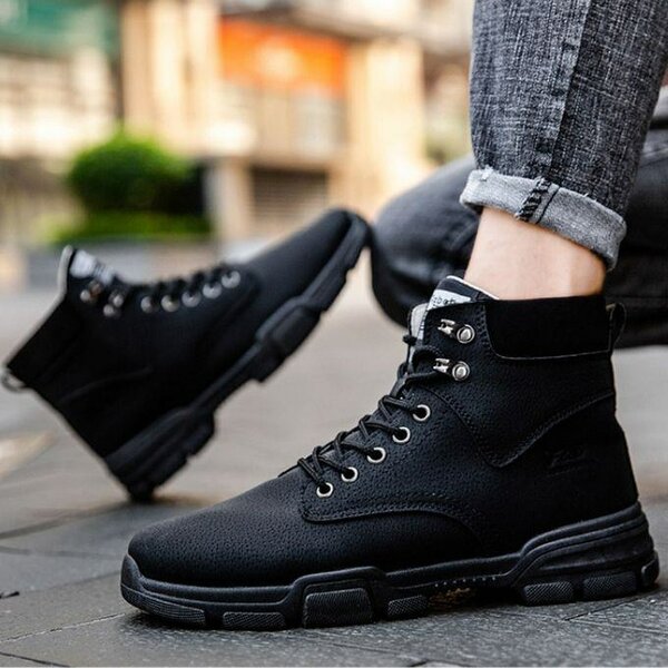 Homme Martin talons hauts casual comfort outboor chaussures