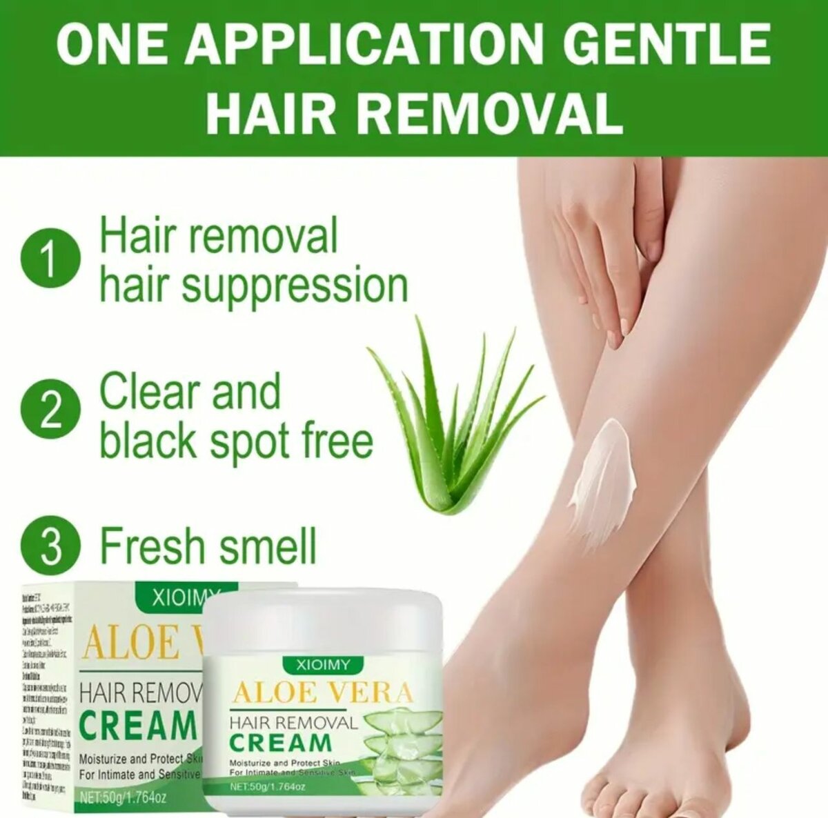 Crème d'épilation Aloe Vera