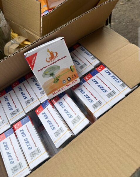 Brûleur de gaz Star avec valve