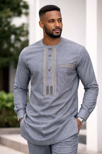 Ensemble africain élégant homme