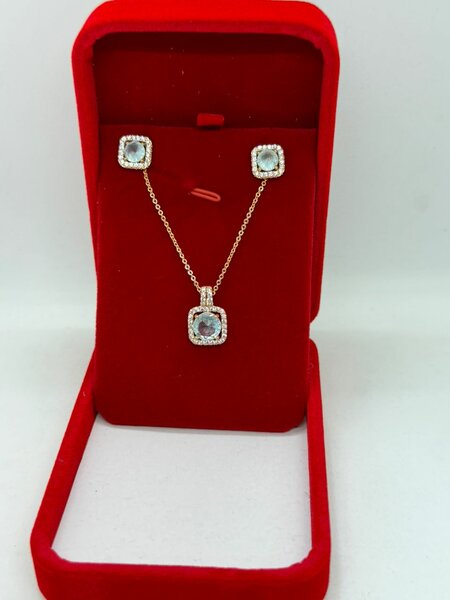 Parure élégante cristal zircon