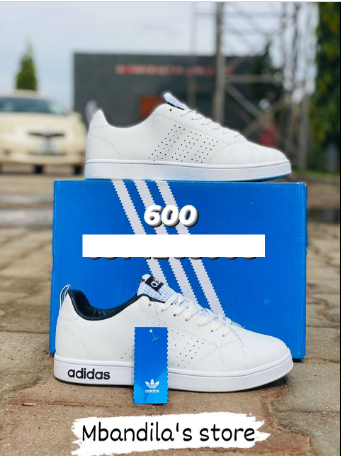 white adidas sneakers